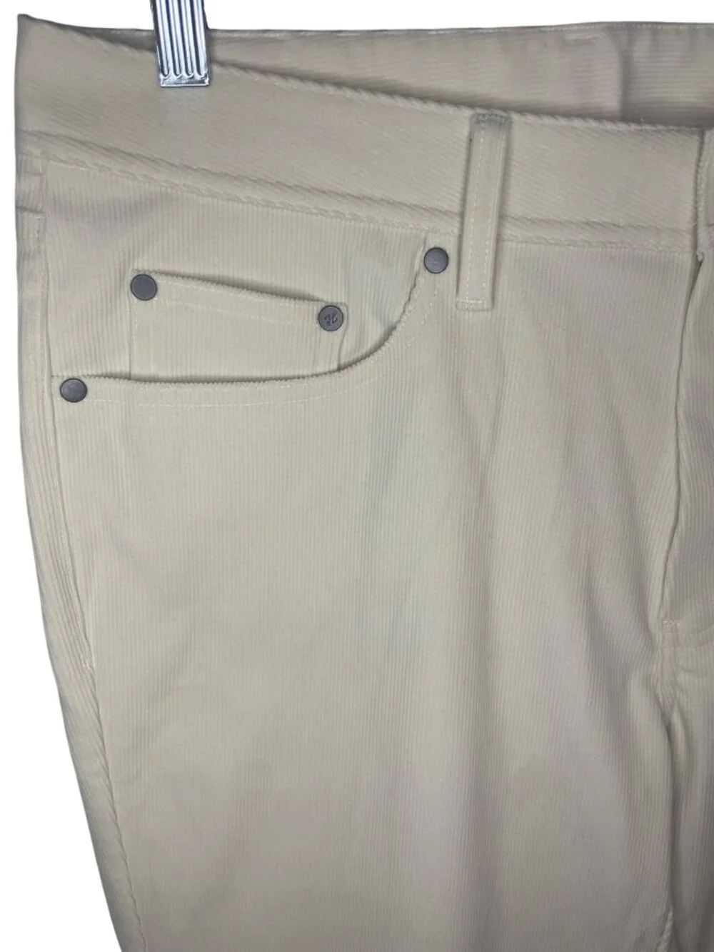 J. Hillburn Corduroy Beige Pants 5 Pockets Men's Size 35x31 NEW - Picture 4 of 9
